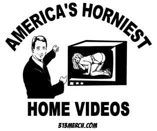 AMERICA'S HORNIEST HOME VIDEOS T-SHIRT