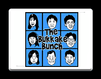 THE BUKKAKE BUNCH MOUSE PAD