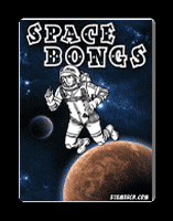 SPACE BONGS MOUSE PAD