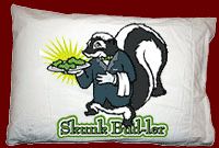 Skunk Bud-Ler Pillow Case