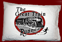 THE GREAT TRAIN RUNNER PILLOW CASE 