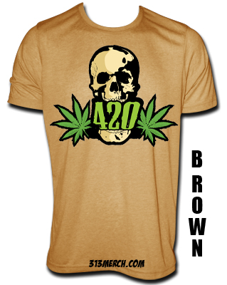 420 Skull T Shirt