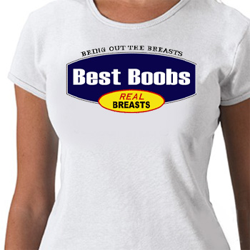 BEST BOOBS GIRLS T-SHIRT 